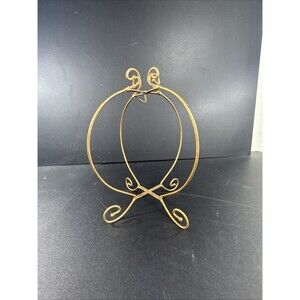 Gold Tone Collapsible Ornament Holder